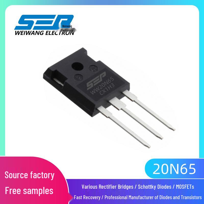 SEP Brand WW20N65CX1H3 20A 650V TO-247 High Power IGBT Transistor
