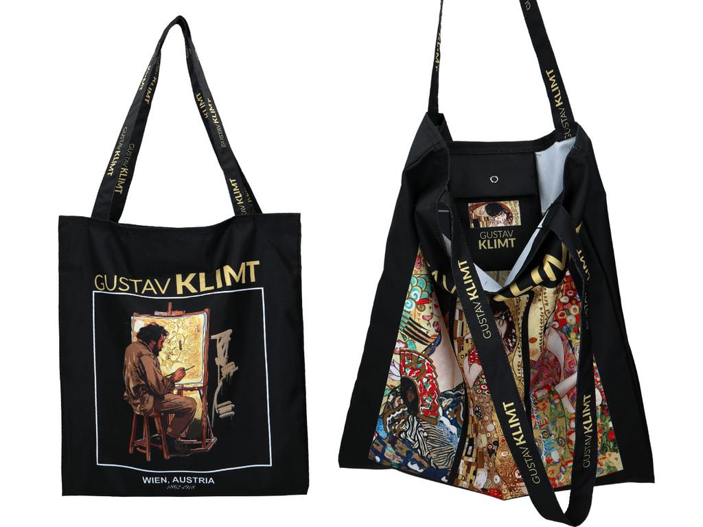 Torba Na Ramię Eko Torba Zakupowa Gustav Klimt Mix Malarstwo Carmani