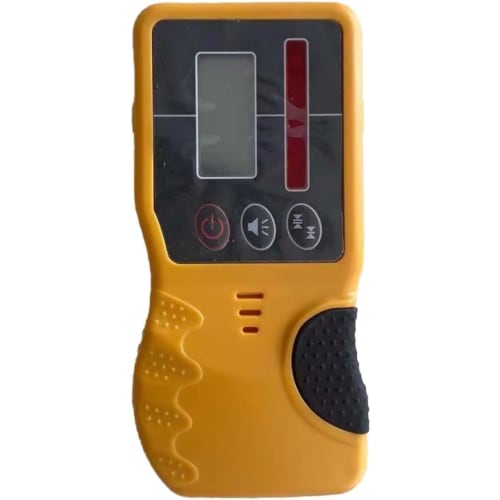 

Self-Leveling Rotating Laser Level Receiver, Outdoor Rotating Laser Level Detector with Heavy-Duty Clamp, Red Light