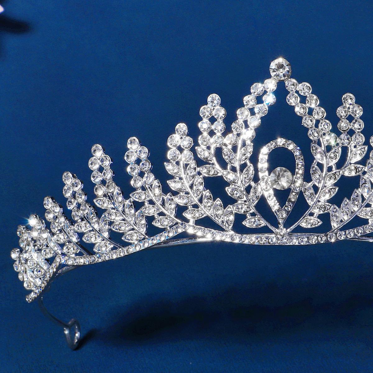 Свадебная тиара свадебное платье аксессуары для волос простая ближневосточная корона — фото 5