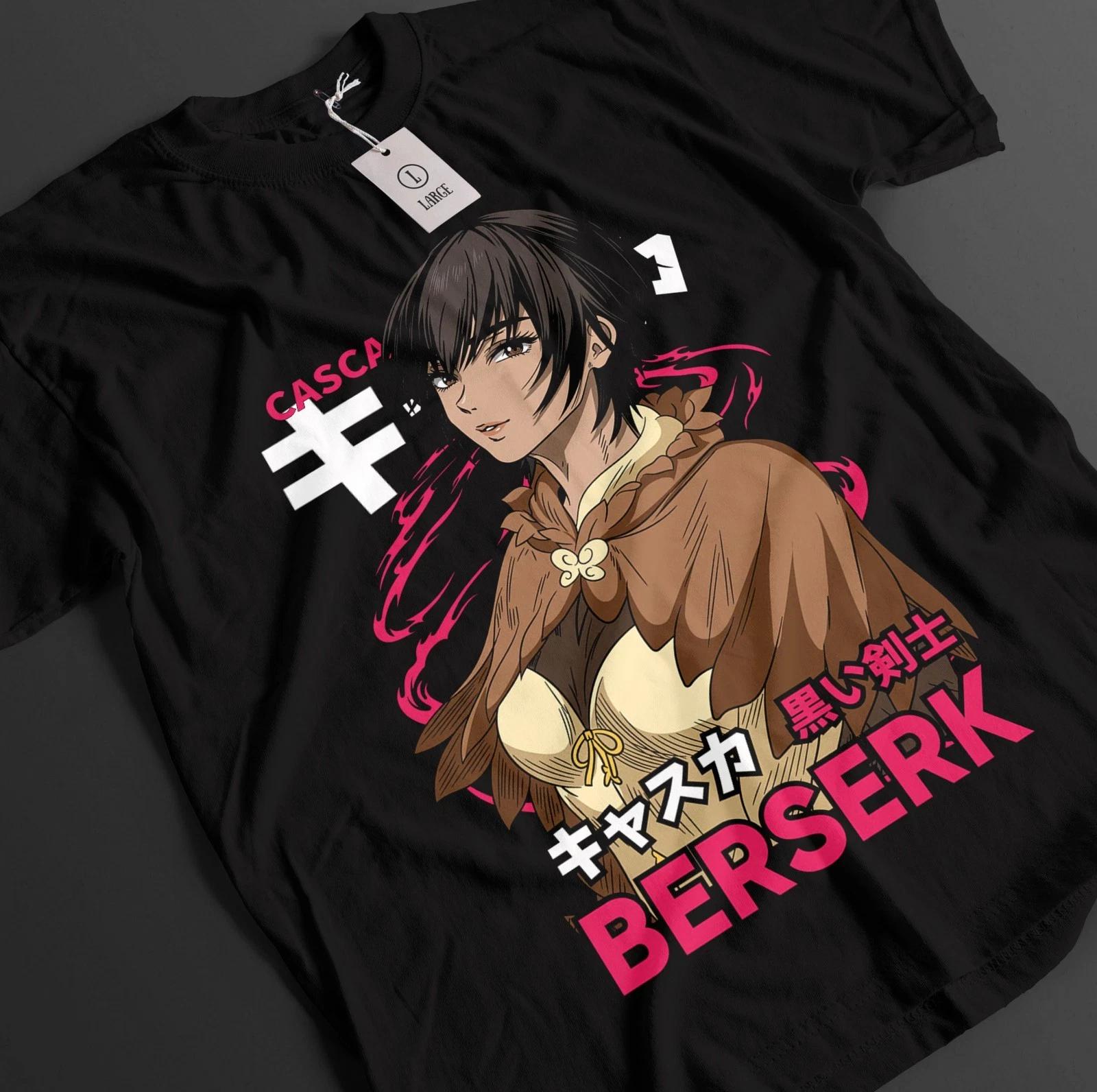 Berserk Shirt Casca Tshirt Guts T-Shirt Griffith Top Warrior Anime Unisex Tee XXXL