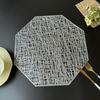 Octagonal Heat Insulation Anti-Slip Placemat: Creative PVC Table Mat & Coaster