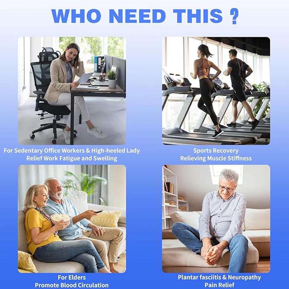 EMS Foot Stimulator Pad – Electric Foot Massager Mat for Plantar Pain Relief, Circulation & Relaxation