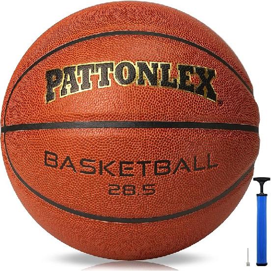 Indoor/Outdoor Women s Basketball - Size 6 (28.5) Basketball Ball with Pump - Ideal for Girls  Basketball коричневый