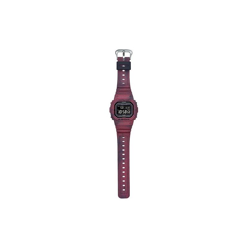 Casio Universal Waterproof Sports and Leisure Solar Quartz Movement Resin Strap Japanese and Korean Watch Unisex Black Dial GW-B5600SL-4JF