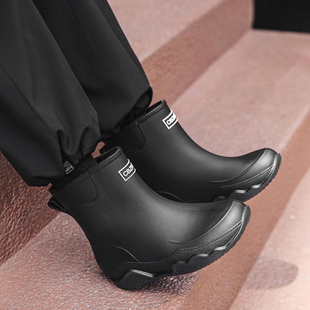 Formemory Rain Boots for Men and Waterproof Short Suitable for Rain and Rainy and Disaster Perfect for Outdoor and Farmwork Size Japanese Shoe Women,