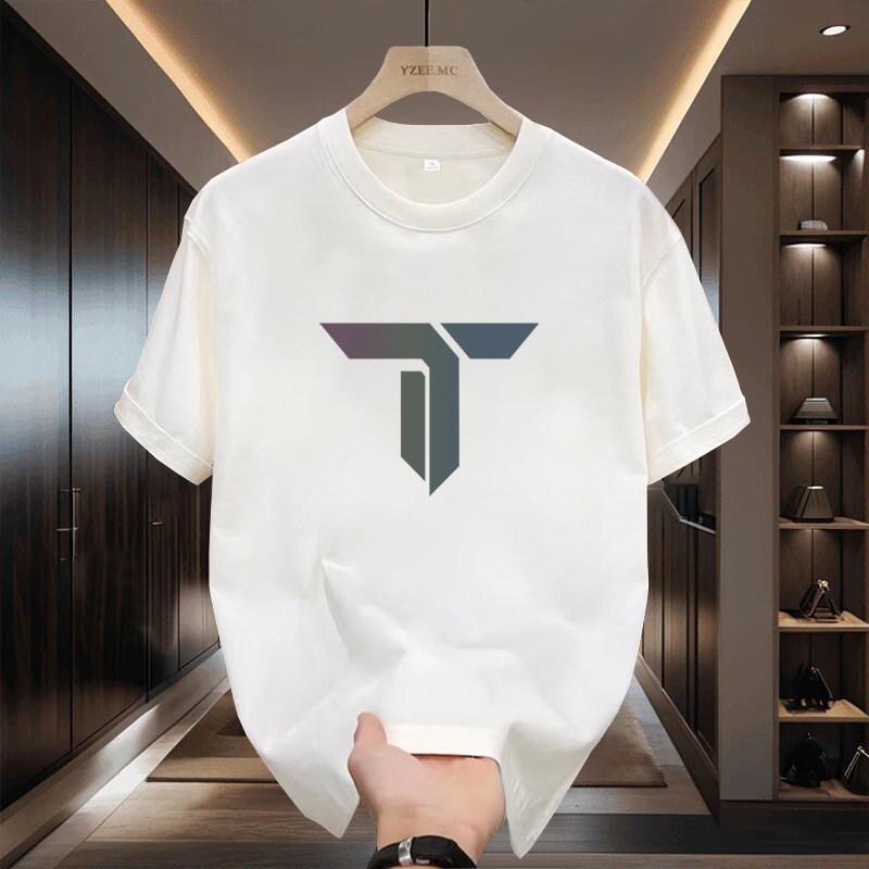 2025 Summer Trendy Short Sleeve T-shirt - Unisex Loose Fit Casual Sports Top
