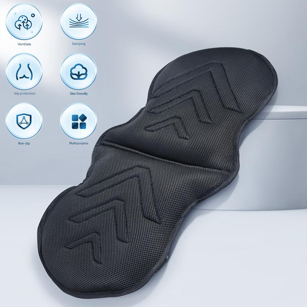 Motorcycle Gel Seat Cushion Shock Absorption Highly Elastic Breathable Motorcycle Seat Cushion