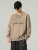 Men's Casual Round Neck Long Sleeve Pullover Hoodie for Spring, Autumn, and Winter