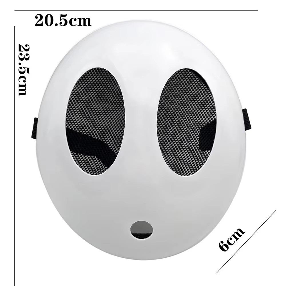 Game Bros Maska Shy Guy Cosplay Zabawna Unisex Adlut Plastikowe Maski Halloween Karnawał Kostium Rekwizyty Maskarada Kreskówkowy Chara