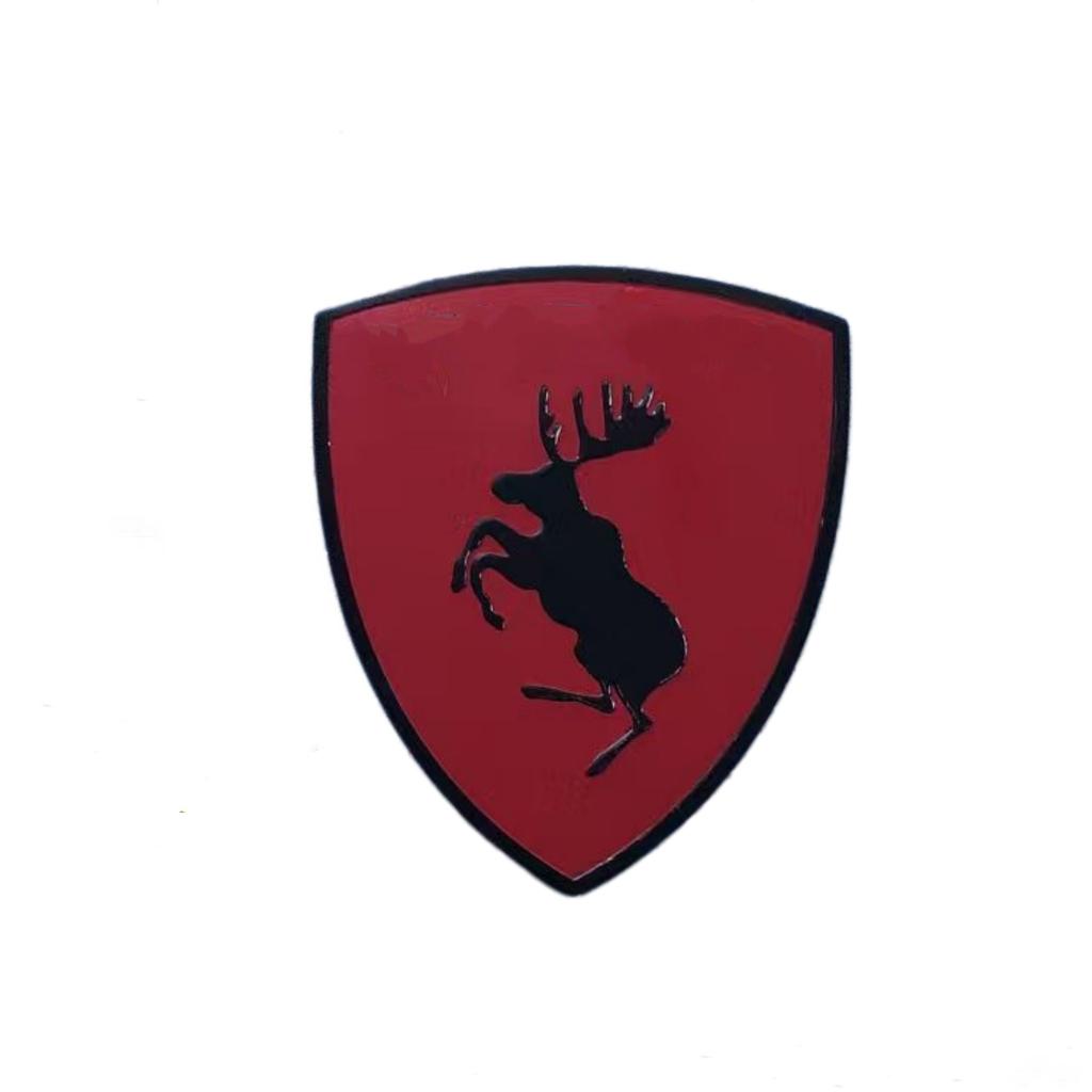 1Pc 3D Aluminum Emblem Car Side Fender Rear Trunk Body Badge Logo Sticker
