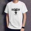 Summer models loose short-sleeved T-shirt men's fashion tops round neck casual T-shirt cartoon printing