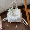 Schoolbag Sweet Girl Niche Lace Women's Backpack 1011 New Versatile Backpack Exquisite Mini Schoolbag