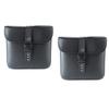 1Pair Motorcycle Saddlebags Waterproof Wear Resistant PU Leather Side Tool Bag for Motorbike