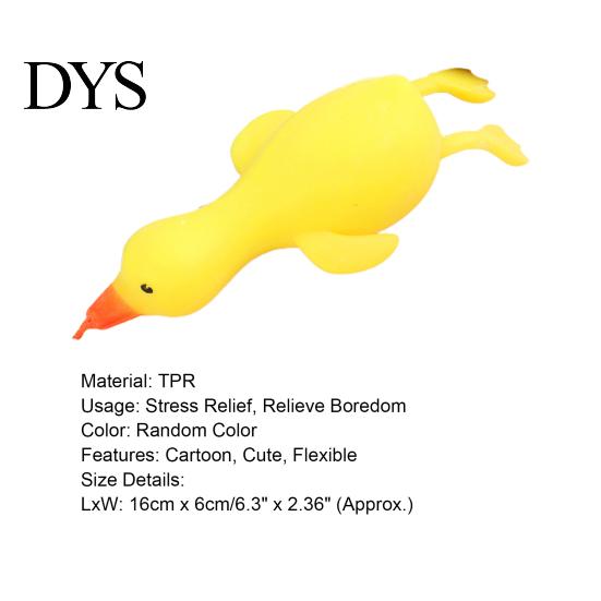 Squishes Toy Decompression Quick Recovery Cute Funny Animal Doll Pinch Relieve Stress Soft Squeezing Toys TPR Cartoon Flour Duck Vent Squeeze