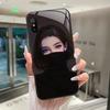 Beautiful Flower Cute Cartoon Cats Case For Xiaomi Mi A2 / Mi A2 Lite Tempered Glass Phone Case Protective Back Cover Hard Shell