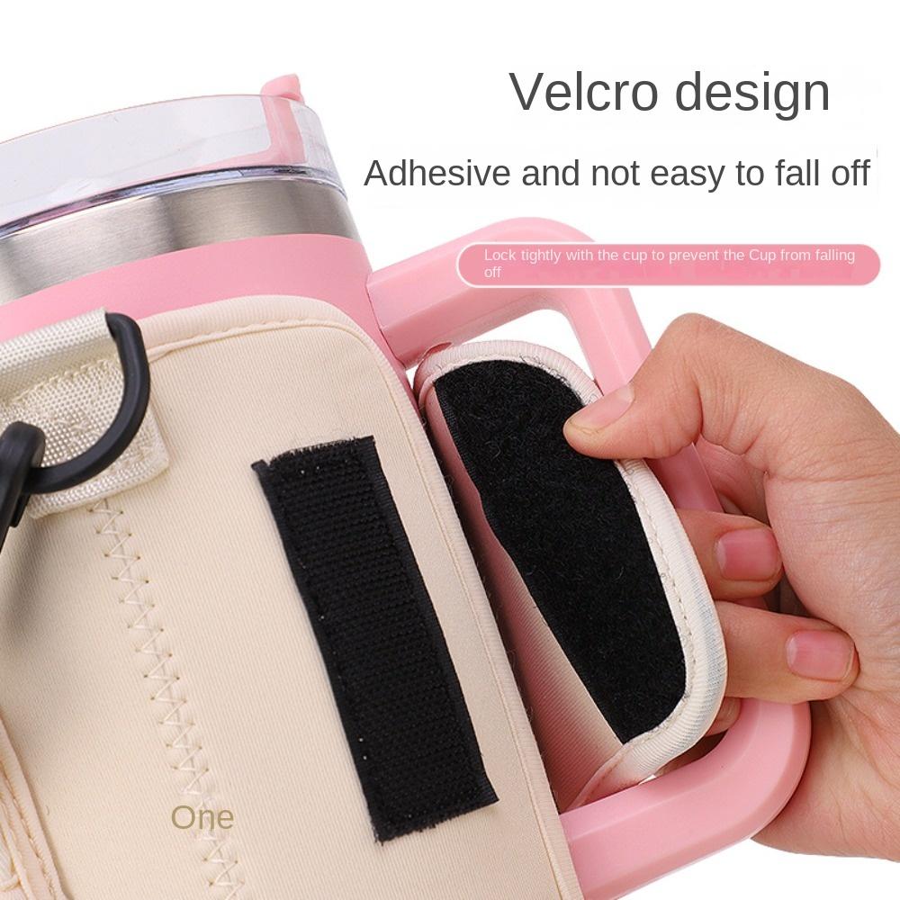 Adjustable Cup Sleeve Shoulder Strap Water Cup Bags Water Bottle Holder Pouch for Stanley 40oz Cup