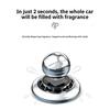 Solar-Powered Basketball Rotating Car Aroma Diffuser Auto Air Freshener Plant-Based Scent Diffuser for Car Interior Decoration