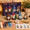Kit de Gnome Perlé 3D Kit DIY Broderie de Perles Minuscules 4 Pièces Goblin Perlage Pour Décoration de Maison Loisirs Créatifs Art Créatif Mignon Cadeau Fait Main pour Débutants & Craft