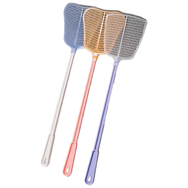 Plastic Long-Handle Fly Swatter Set