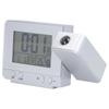 Projection Alarm Clock Backlit LED USB Charging Multifunctional Clock with Time Temperature