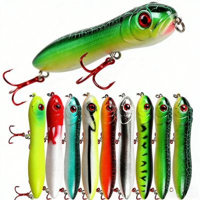 Lure Wave Crawling Fake Bait10cm16gLong-distance Projection TypepopperBionic Lure for Bass and Perch, Suitable for Sea and Fresh