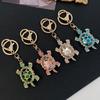 Cute Turtle Car Keychain Creative Gift Fashion Key Ring