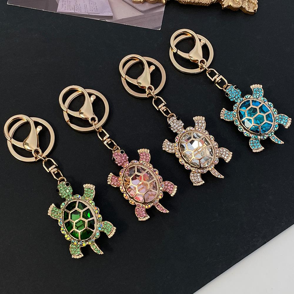 Cute Turtle Car Keychain Creative Gift Fashion Key Ring
