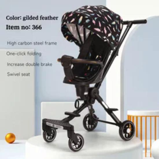 

Складная детская коляска для детей 0-3 лет, дешевая детская коляска 3 в 1, роскошная детская коляска