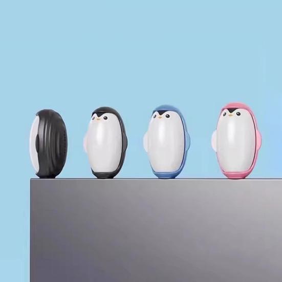 1/3 ks Odstraňovač žmolků Přenosný Mini Cestovní Váleček na žmolky Omyvatelný Design malého tučňáka Lepicí Odstraňovač nečistot