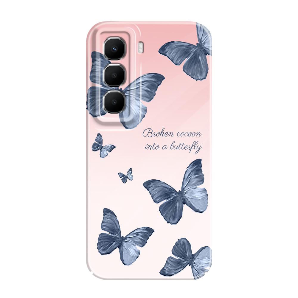 

Alluring Butterfly Phone Case For Infinix Hot 60 60I 40 30I 12 10 Note 50 30 Pro Plus Play 4G 5G Film Hard Cover infinix Hot 10 Play