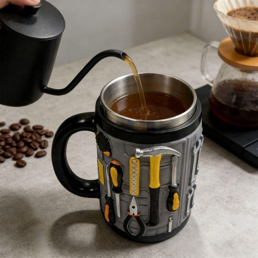 Tazza Meccanico 300ml Tazza Acqua 3D Design Creativo Cassetta degli Attrezzi Tazza Caffè Regali per Uomini