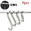 5 Stück S-förmiger Haken Kleidung Metallhaken Supermarkt Eisenhaken Küche Edelstahl Täglicher Haken