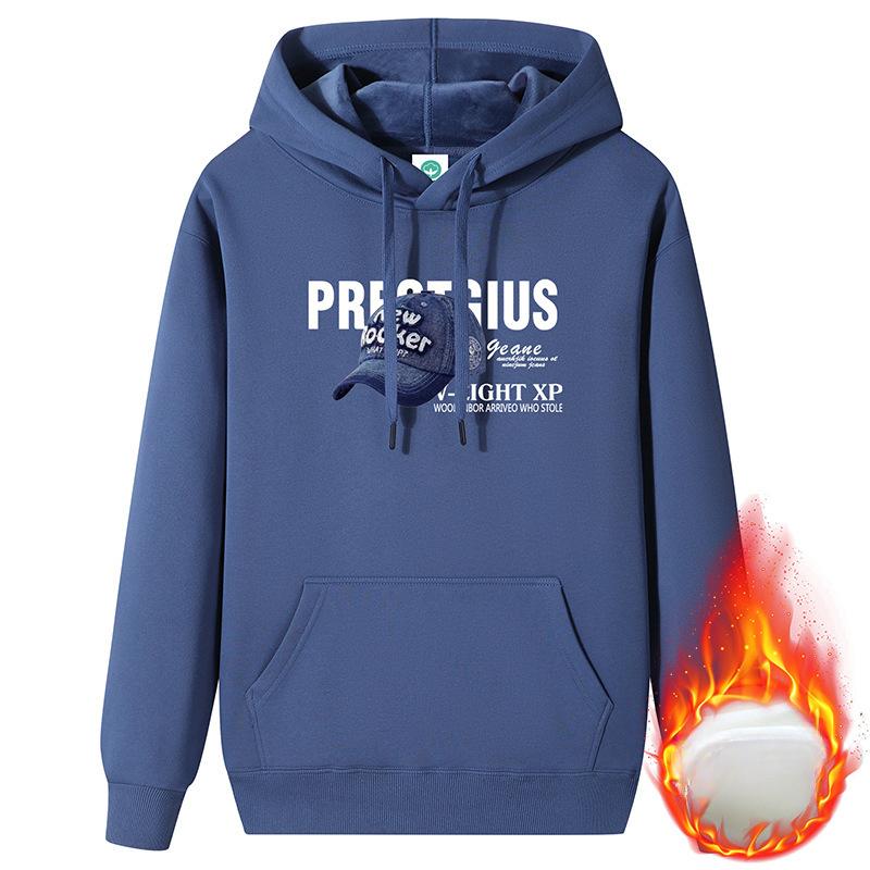 

Мужская мода повседневная осень-зима с длинным рукавом с капюшоном толстовки и свитшоты XXXXXL