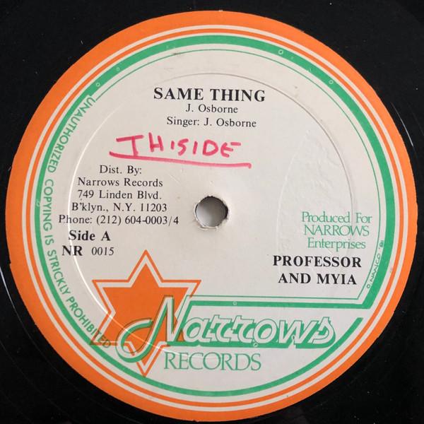 

12inch Record JOHNNY OSBOURNE Same Thing The Emperors Ball NR0015 Narrows Records US Reggae Ska Dub Used