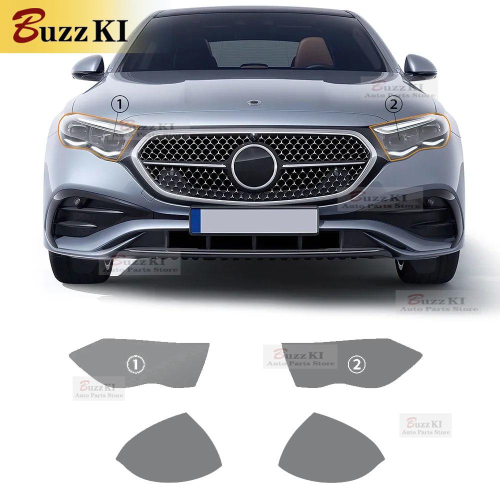 for Mercedes Benz E Class W214 2024 2025 TPU Invisible Transparent Window Pillar Film Headlight Rearview Car Film Repair Sticker