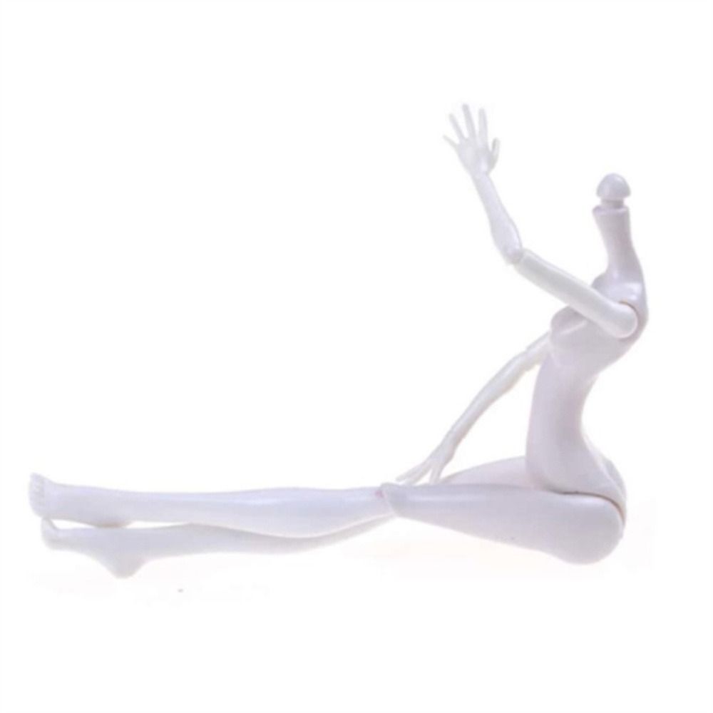 Multi-Joint Doll Nude Body White Pink Move Doll Toys Dollhouse Movable Joints Doll Girl Toy