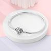copper Plated Authentic 1720CM Bangle Bow Tie Cat Heart Zircon Bracelets Compatible With Do It Yourself Charm Bead Charms Birthday Jewellery Gifts