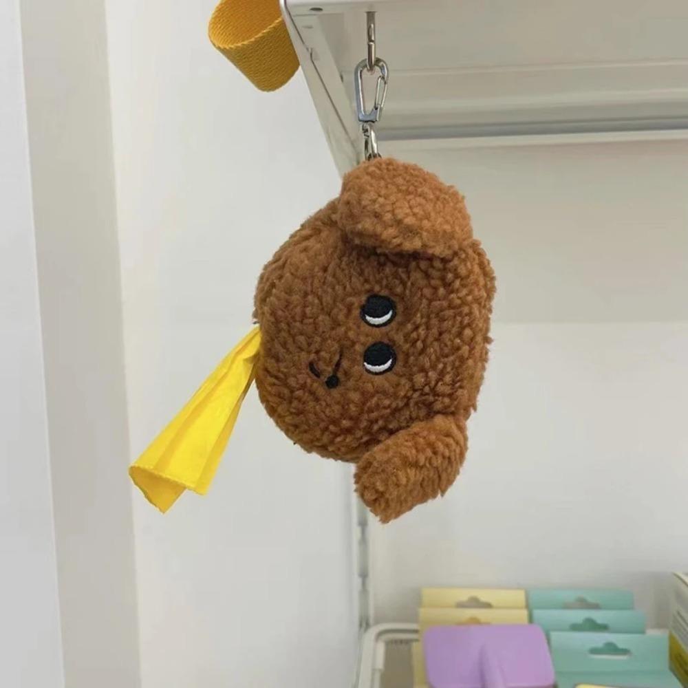 1PC Borsa per Animali Domestici Carina Peluche Esterno Portatile Distributore di Sacchetti per Rifiuti Trasportino Cane Sacchetto per la Pulizia Supporto Scatola Portaoggetti Accessori per Borsa