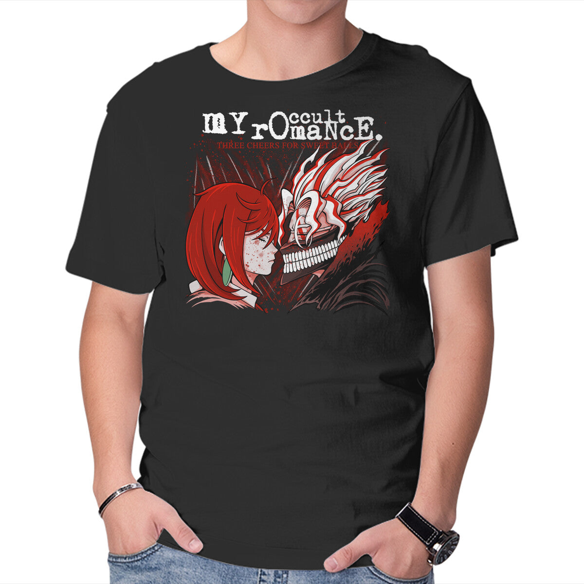 Unisex Crew Neck T-Shirt My Occult Romance Graphic Short Sleeve Casual Tee XXXL