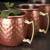 60ml Mini Nerezový Hrnek Moscow Mule Koktejlová Sklenice na Víno Tepaný Měděný Pivní Hrnek Hrnek na Kávu Hrnek na Mléko Barová Sklenice Nápojové Sklo