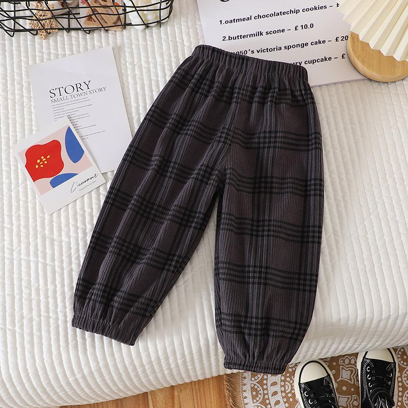 Spring and Autumn Children's Sports Pants Casual Pants Children's Pants Sweatpants Small and Medium-sized Children Boys and Girls of Outer Wear Pants