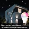 Tuya Wifi BLE Smart Led Light Bulb Alexa Led Lamp E27 RGB 85-265V Smart Lamps For Google Assistant Smart Life