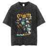 Demon Slayer Anime T-Shirt Tokitou Muichirou Cooles Print-T-Shirt Herren Lässige Baumwoll-T-Shirts Herren Vintage T-Shirt