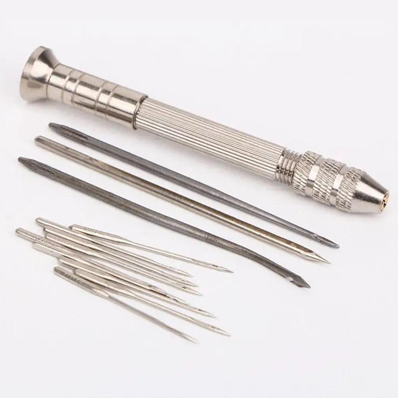 Leder-Nähahle-Set, austauschbares multifunktionales Schuhreparatur-Werkzeug-Set, Stanznadeln, DIY-Nähen, Lederhandwerk
