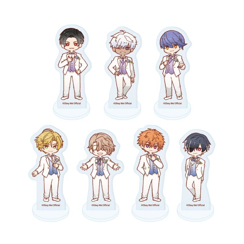 

Obey Me Nightbringer 18 Hydrangea ver. [Retro Art Illustration] Acrylic Petit Stands (Box of 7)