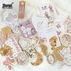 Mo Mo Retro Paper Sticker Collection: 25 Sheets of Stamp Illustrations & Multi-Material Collage Base.