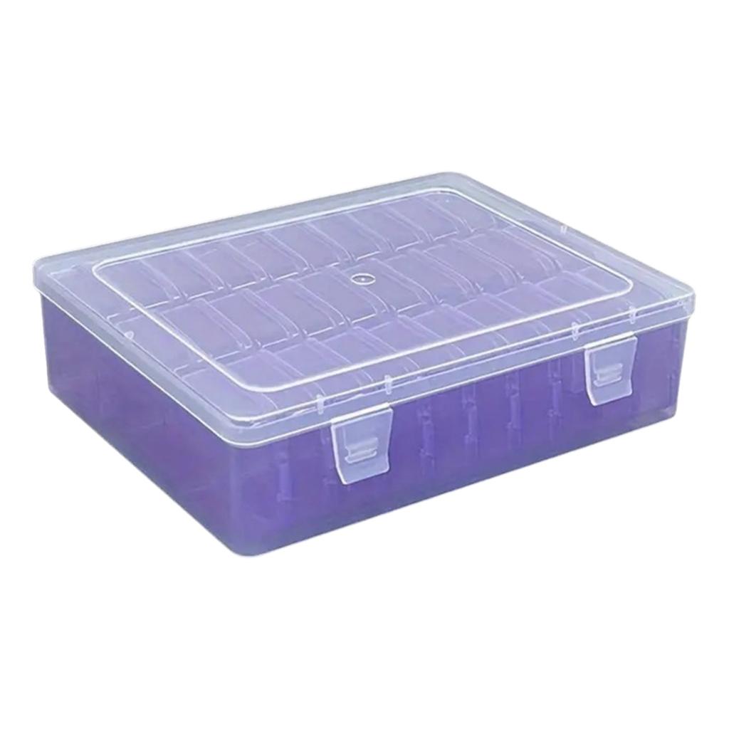 Multifunctional 30 Slot Clear Sturdy Plastic Organizers Home Accessory for Beads Jewelry and Small Items Storage
