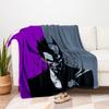 Batman vs Joker: The Ultimate Villain Face off T ShirtBlanket Flannel Throw Blanket for Sofa, Bed, Travel, Camping, Office, Couch, Chair