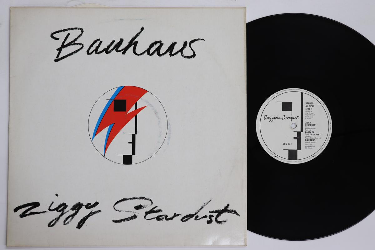 12-дюймовая пластинка BAUHAUS Ziggy Stardust Third Uncle BEG83T BEGGARS BANQUET 1982 UK Rock Б/у